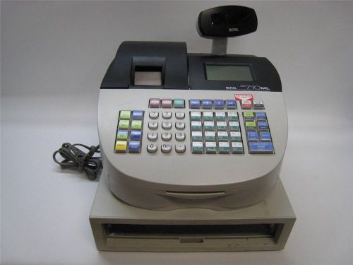 Royal alpha 710ml cash register system without drawer &amp; keys for sale