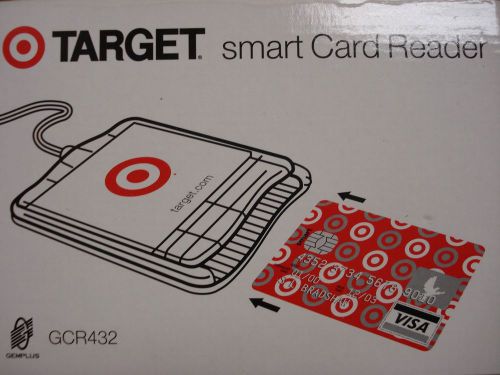 TARGET -- SMART CARD READER, MODEL GCR432 / HWP106560 A1 -- NEW, BOXED!