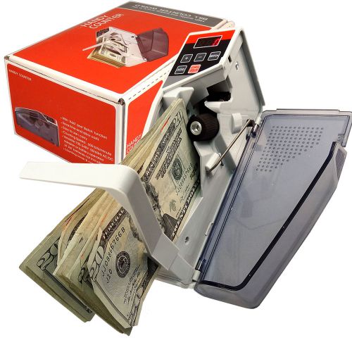 BlueDot Mini Portable Handy Bill Cash Money All Currency Counting Machine V40