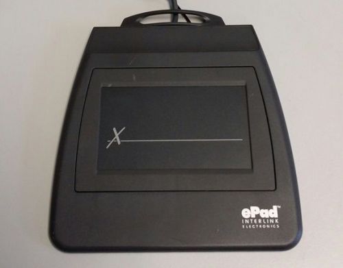 Interlink epad vp9801 electronic signature capture pad for sale