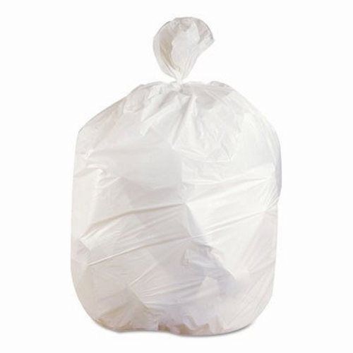 56 Gallon White Garbage Bags, 43x47, 0.75mil, 100 Bags (JAG VW4347X)