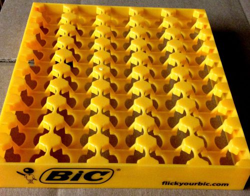 50 regular bic ligter size empty display tray store counter top rack for sale