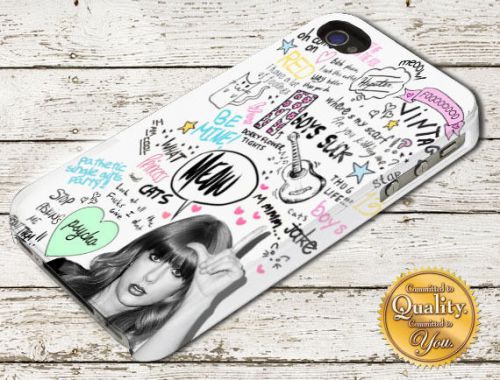 Taylor Swift Quote Pop Singer iPhone 4/5/6 Samsung Galaxy A106 Case