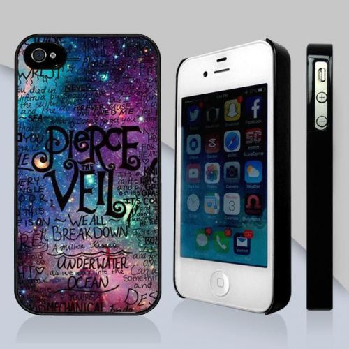 Pierce The Viel Words on Space Case - iPhone &amp; Samsung