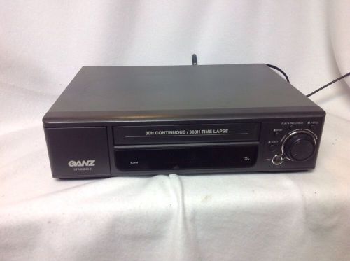 GANZ CTR-030NC-2 30HR Continuous 960HR Time Lapse Video Cassette Player Recorder