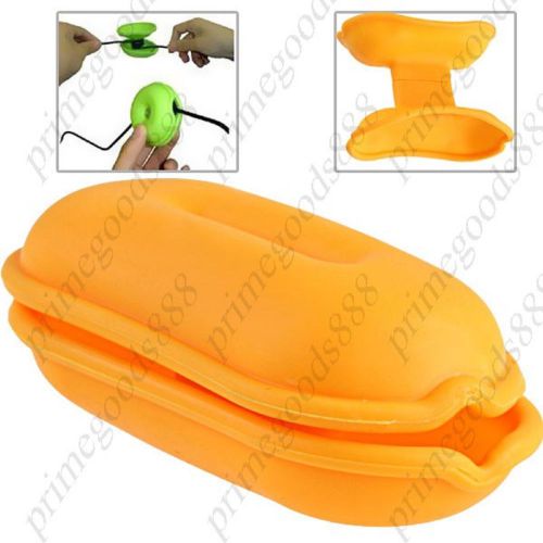 Convenient rubber cable turtle cable box management solution storage orange for sale