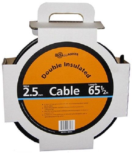 Gallagher 65&#039;, 12.5 Gauge, Underground Cable, Galvanized Wire