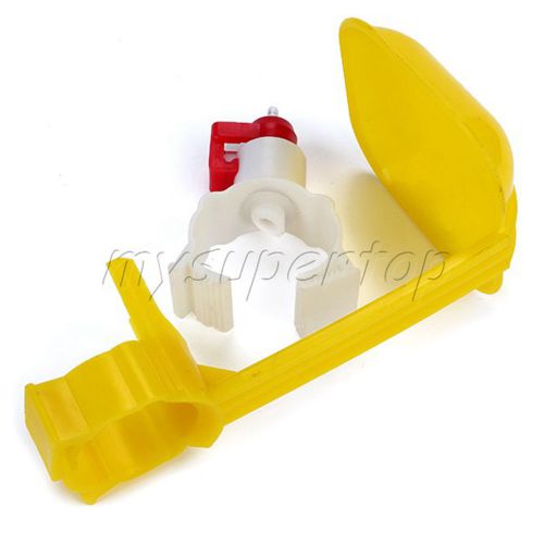 5 pcs nipple drip cup attaches to 3/4&#034; pvc pipe chicken coop drinker for sale