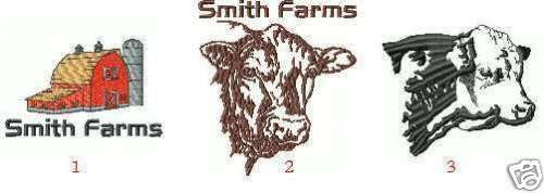 6 Heavyweight Preshrunk TShirts S-XL Embroidered4Ur Farm W Ur Name