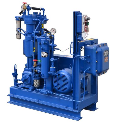RECONDITIONED RIX 7 1/2 HP OIL-FREE GAS COMPRESSOR PACKAGE