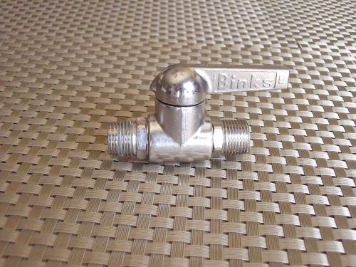 3/8&#034; Ball Valve / Male x Male / Binks 72-84084