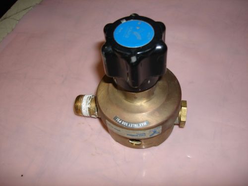 Veriflo hfr902b-4pb-x-8-v brass air pressure gauge regulator 500 psi max for sale
