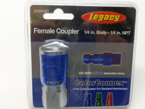FEMALE COUPLER TYPE C AUTOMOTIVE SERIES 1/4&#034; BODY-1/4&#034; NPT  NEW IN PACKAGE