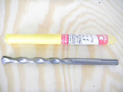 New relton sds+ hammer bit single cutter 7/16 dia. # 207-7-6 for sale