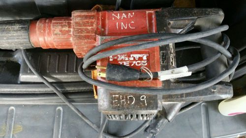 HILTI TE705 Electric Hammer Drill For Parts or Repair Not Running
