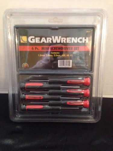 NEW GearWrench 80055 6 Piece Mini Dual Screwdriver set (B3)