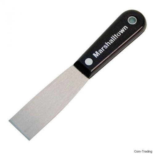 MARSHALLTOWN 1-1/4&#034; Chisel Knife Stiff Stainless Steel Blade Drywall Putty Paint