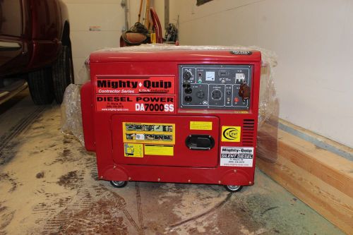 Da7000 watt diesel generator mqd7000 multiquip , portable for sale