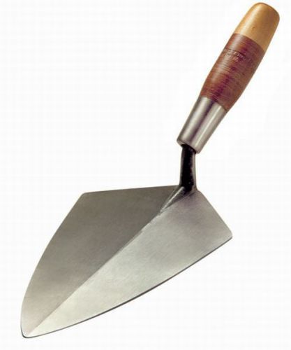 W Rose Brick Trowel 11&#034; Wide Heel Pattern Leather Handle 20836