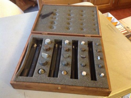 Vintage zip tip chisel and punch set in wooden case for sale
