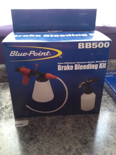 Blue Point Brake Bleeder Kit, Vacuum-type BB500  NEW!
