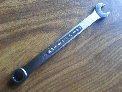 Craftsman industrial part # 23432, 12 pt, combination wrench 3/8&#034;, 5-1/4&#034; oal for sale