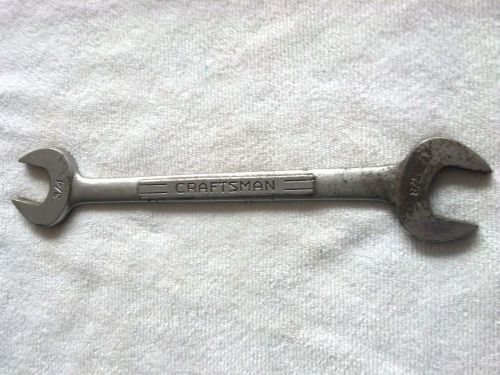 CRAFTSMAN  DOUBLE  OPEN  END  WRENCH  3/4&#034;--7/8&#034;  VINTAGE