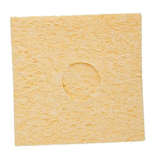 10pcs replacement 1.2mm soaked thick electric soldering iron tip cleaning sponge for sale