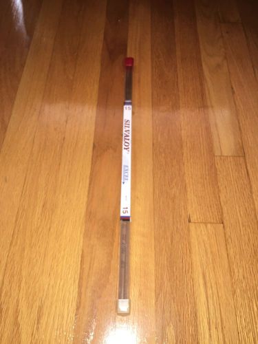 1lbs wolverine silver brazing rods 15% silvaloy 28 sticks for sale