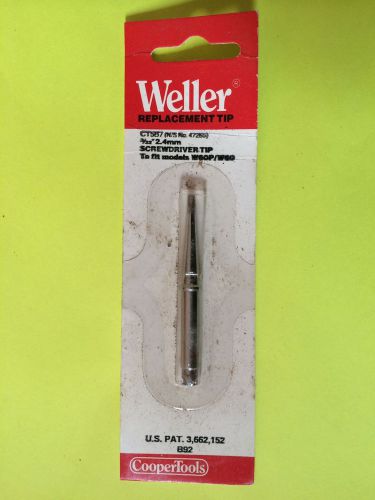 Weller CT5B7 3/32&#034; Screwdriver Tip for W60P &amp; W60 Soldering Irons 47265