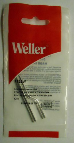 Two (2) pack new 7135w genuine weller soldering iron tips for 8200 &amp; 9200 irons for sale