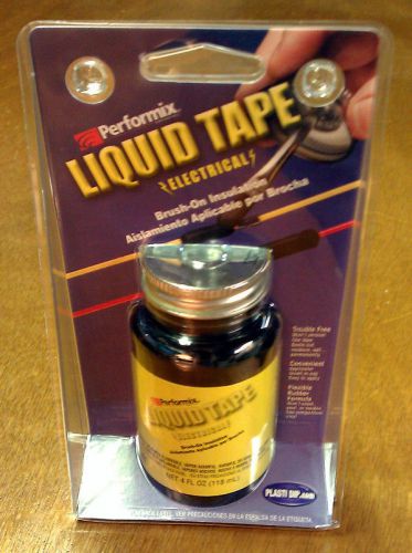 Performix Brand Liquid Electrical Tape - 4 oz. Resealable Can - BLACK