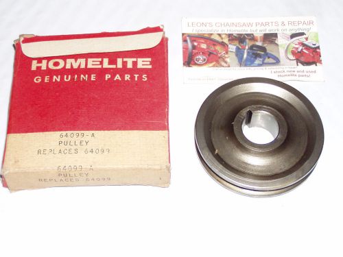 Nos homelite xl-88 cut-off saw blade drive pulley 64099-a for sale