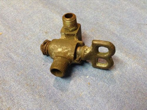 (Lot710) Antique hit miss/live steam engine brass valve - Briggs/Maytag