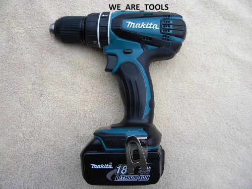 New makita 18 volt lxph01 lxt cordless 1/2 hammer drill, bl1830 3.0 battery 18v for sale