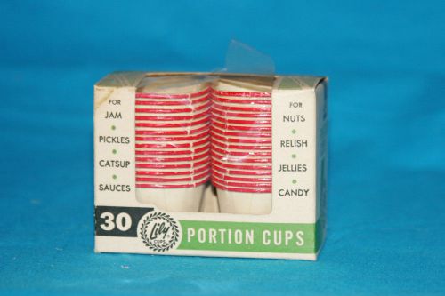 VINTAGE LILY PORTION CUPS - 30 COUNT