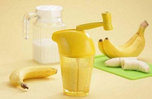 Okashina Banana Juice Maker Fruit drink mixer for kids
