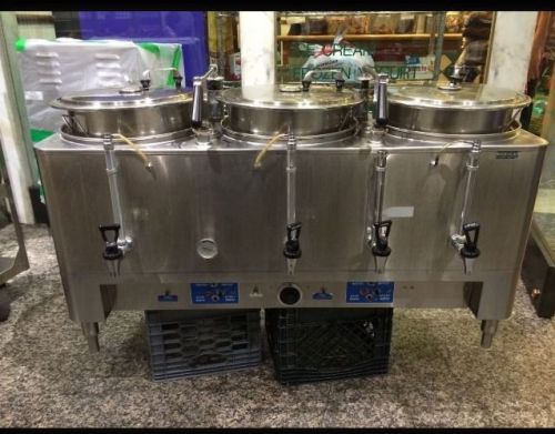 American Metal Ware 7303E Electric Triple Urn Coffee Tea Brewing Machine
