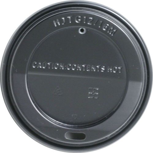 10-24 oz Black Coffee Cup Lids 1000 ct.