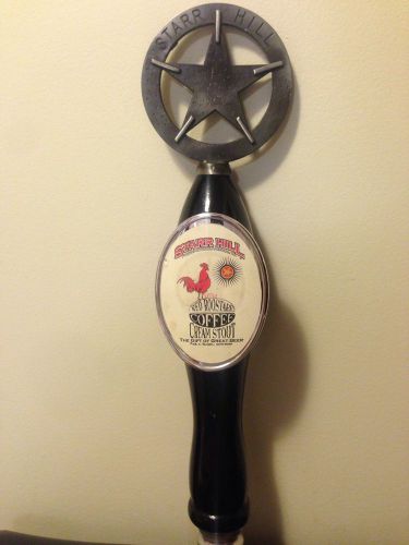 Star Hill Cream Stout Red Rooster Draft Beer Keg tap handle