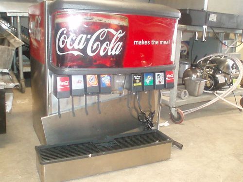 Coke 8 head countertop soda fountain ice bin detroit pop machine restaurant use for sale