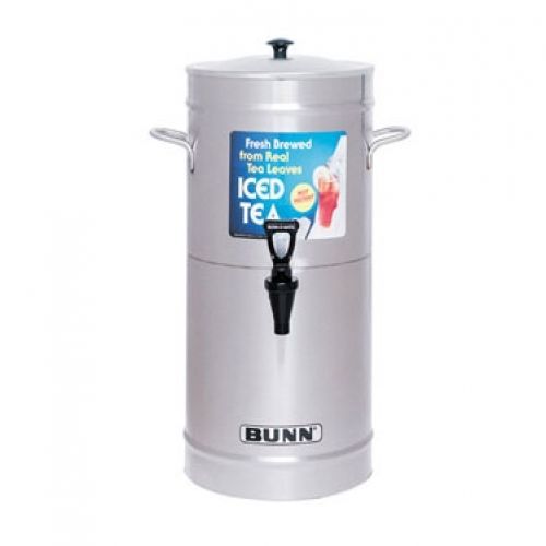 Bunn 33000.0008 3.5 gallon iced tea / coffee dispenser, cylinder with stainless for sale