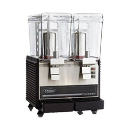 &#034;Omega OSD20 Commercial 1/3-Horsepower Drink Dispenser Two 3-Gallon Containers&#034;