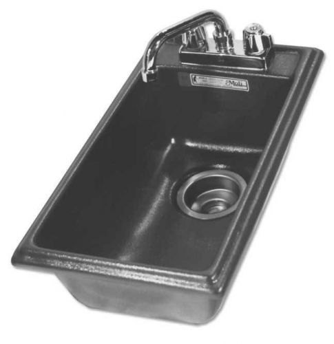 Moli Compact Drop-In Hand Sink w/ Deck for Faucet DBHS 1120 black $ 144.-