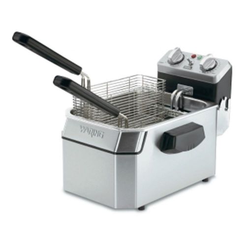 Waring commercial heavy duty single electric deep fryer 10 pound wdf1000 120v for sale
