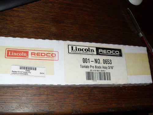 653 Redco Tomato Pro 3/16&#034; Straight Blade Assembly