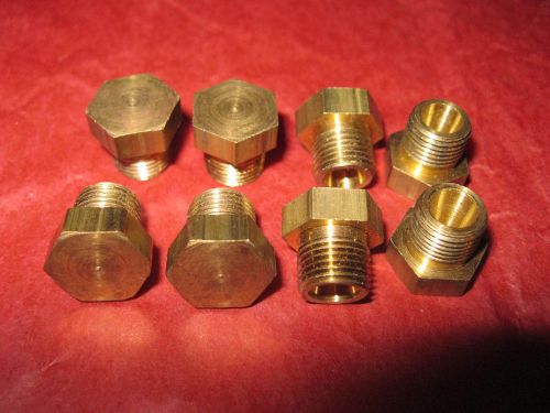 Eight (8) NOS Frymaster Gas Burner Orifaces Blank (Drill to fit) - P/N 810-0413