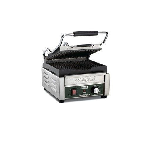 Waring Panini Grill - Sandwich Maker - Ribbed Toaster - Restaurant &amp; Concession