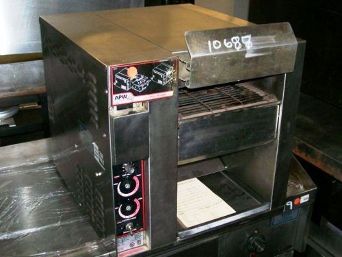 Apw  wyott bagel master conveyor toaster model: bt-15 for sale