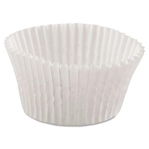 Hoffmaster 610032 Fluted Bake Cups, 4 1/2&#034; Dia X 1 1/4h, White, 10000/carton